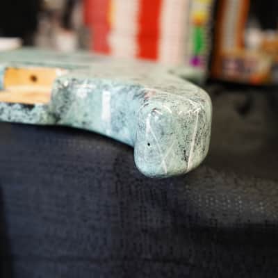 1993 ESP Japan Custom Shop Strat Alder Body - Marble Paint image 9