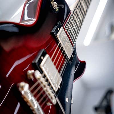 Epiphone Les Paul Custom Widow | Red Burst image 4