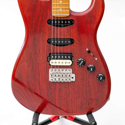 2018 Fender Custom Shop Jason Smith Masterbuilt Fiji Stratocaster in Hand Stained Aged Cherry HSS EVH image 2