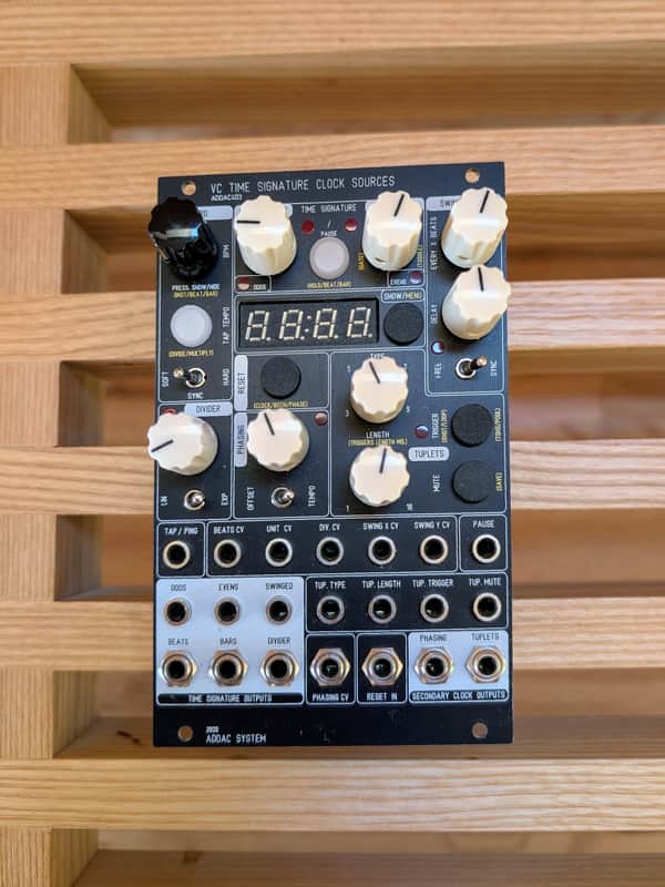 ADDAC System ADDAC 403 - VC Time Signature Clock Sources