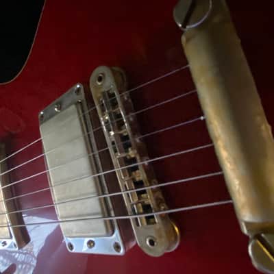 Gibson Aged Relic 70th Anniversary Les Paul Translucent Cherry VOS image 3