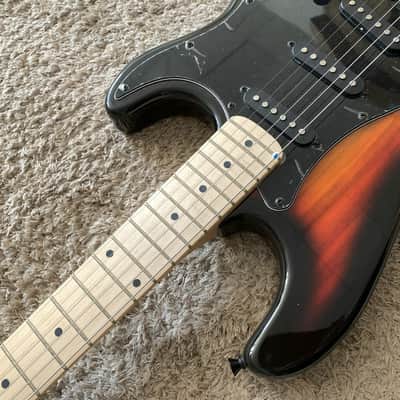 Tobacco Burst SSS Electric Guitar, Paulownia Body, Maple Neck image 8