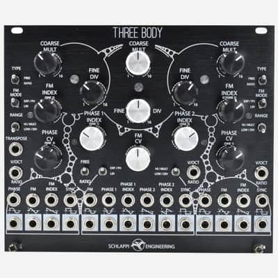 Schlappi Engineering THREE BODY (Black) Eurorack Triple Phase Mod and FM Oscillator image 1
