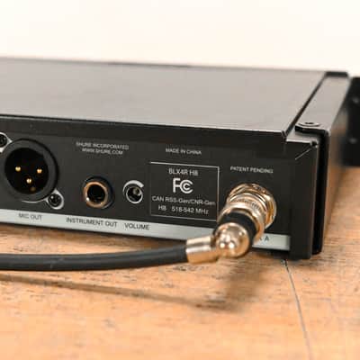 Shure BLX4R Rack-Mountable Wireless Receiver - H8 Band (NO POWER SUPPLY) CG01L3Q image 6