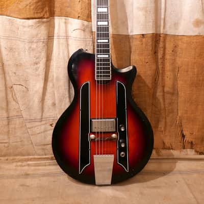 Airline Single Pickup Solidbody 1960 Redburst image 1