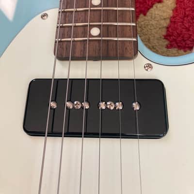 Fender Japan FSR Hybrid 60s Telecaster P90 Electric Guitar, Sonic Blue image 7