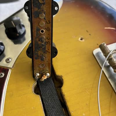 1966 Fender Jazz Bass – Vintage Original | Stunning Aged Sunburst Refinish image 9