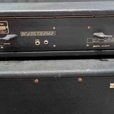 Kasino by Kustom Snake Eyes 2x15 Bass Rig 1970s image 12