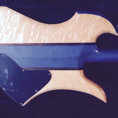 BC Rich  CUSTOM SHOP Mockingbird 1980 Blue LEFT HANDED LEFTY image 10