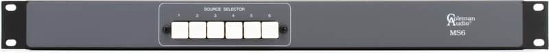 Coleman Audio MS6 6-channel Auxiliary Switcher (MS6d2) image 1