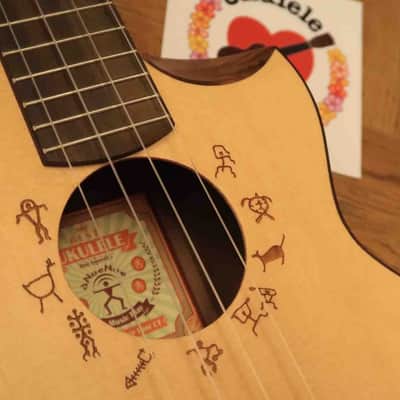 aNueNue Super Lani Spruce top Koa Cutaway Slot head Tenor Ukulele 3101 image 8