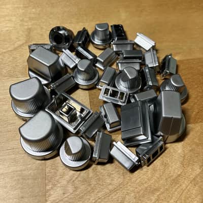 Knob / Button Set - TB-303 / TT-303 / RE-303 - SILVER