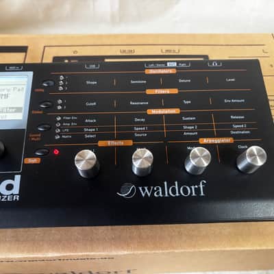 Waldorf Blofeld Desktop Synthesizer SHADOW EDITION w/ box image 4