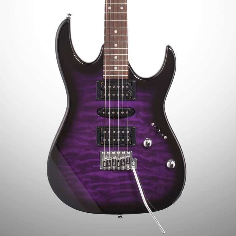 Ibanez GRX70QA Electric Guitar, Transparent Violet Sunburst image 1
