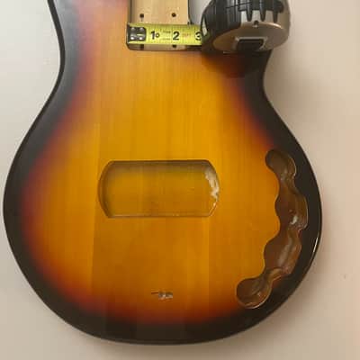 Handmade 5 String Stingray "Classic" Bass Body 2023 - Sunburst image 4