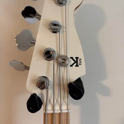 Kirk Bass Guitars Custom Shop Precision Bass 2026 - Flat Aged White image 4