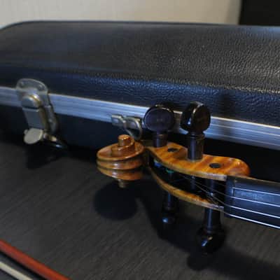 An Antique Antonius Stradivarius Nicolo Eberti Copy Full Size 4/4 Violin Bow & Case3 V image 4