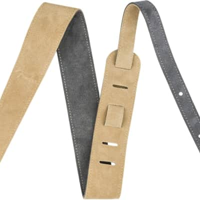 FENDER - Reversible Suede Strap  Gray/Tan  2 - 0990691024 image 6