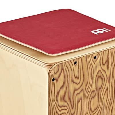 MEINL LCS-VR Leather Cajon Seat Kunstledersitz vintage red image 2