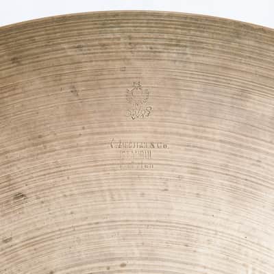 Zildjian Old K 18" with 5 rivets, New Stamp (1967 - 1977) image 2