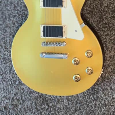 Epiphone Les Paul Standard Gold Top emg pickups electric guitar image 1