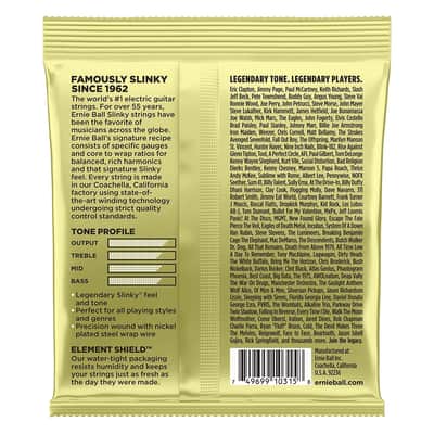 Ernie Ball Mammoth Slinky Nickel Wound Electric Guitar Strings, 12-62 image 2