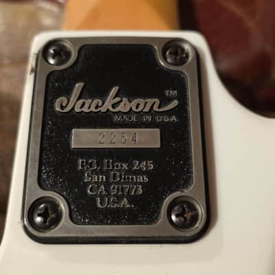Jackson Custom Shop American Precision Bass Made In USA Pre-Fender White 4-StringEra 1987-1989 80s image 3