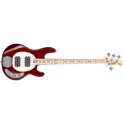 StingRay RAY4HH Candy Apple Red Sterling by Music Man image 2