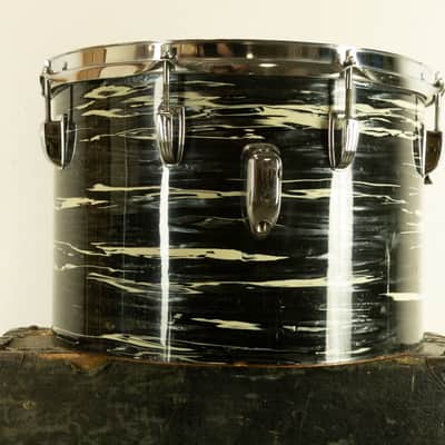 1970s Ludwig 10x15 Oyster Black Pearl Tom image 7