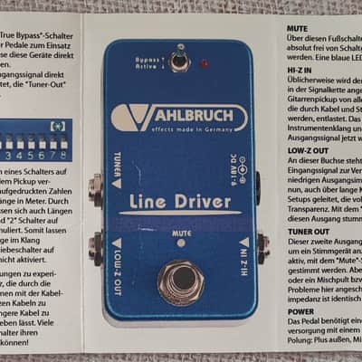 Vahlbruch Line Driver Effekt Pedal – einer der besten Buffer S/N: A 0162 image 8