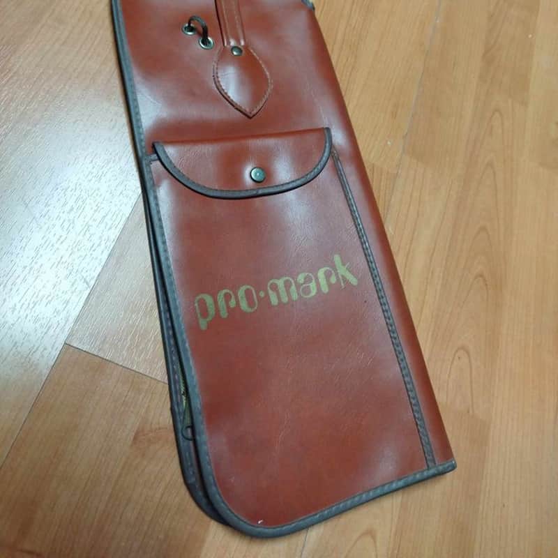80’s Pro-Mark Stick Bag Vintage Brown Leather