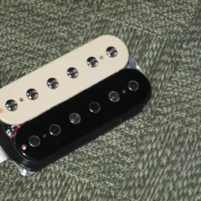 ONE new old stock very near A+ Epiphone ACPNHZCB-4 Alnico Classic Pro Bridge Humbucker, Zebra, 8.1k - Alnico V, solder connection, 4 conductor + screws & springs (from 2023) part of Epiphone's Pro Series Line of Humbuckers (which is called ProBUCKER) image 11