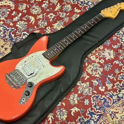 Fender Kurt Cobain Jag-Stang 2021 - Fiesta Red + Gigbag image 9
