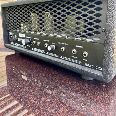 Soldano SLO-30 Custom Amp Head Salt and Pepper Grill image 7