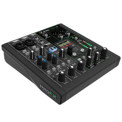 Mackie ProFX6v3+ 6-Channel Analog Enhanced FX USB Live Studio Mixer w Cables image 5
