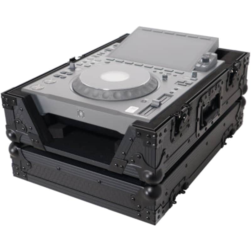 ProX XS-CDXBL | ATA Flight Case for CDJ-3000 Series | Black Finish with Doghouse & Wheels image 1