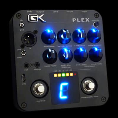 Gallien Krueger PLEX Bass Preamp Pedal DI with EQ Compressor and USB image 4