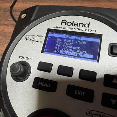 Roland TD-11 V-Drum Module w/Mount, Clamp, VEX, Wiring Harness, & Power -A1C9851 image 20