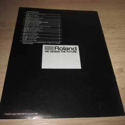 Roland Vintage '80s Synthesizer Literature Package - Brochure/Catalog - Rare image 7