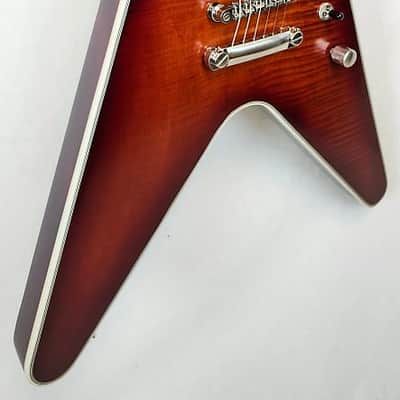 Epiphone Flying V Prophecy Aged Bengal Tiger Burst, Electric Guitar with Premium Gig Bag image 6
