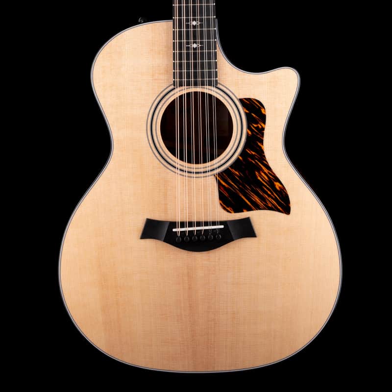 Taylor 354ce Grand Auditorium 12-String Acoustic Electric Guitar Natural With Case image 1