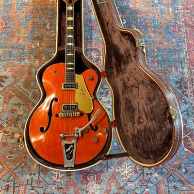 1957 Gretsch 6120 Chet Atkins Hollow Body - Orange image 24
