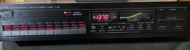 Yamaha T-85 AM/FM Stereo Tuner image 1