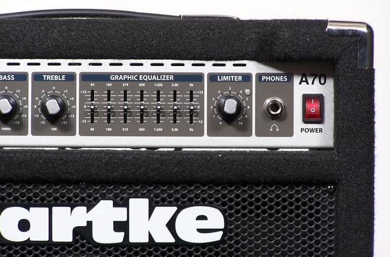 Hartke A70 Bass Combo Amplifier 1x12 70 Watt Amp w/ EQ and Limiter