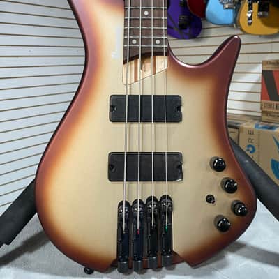 Ibanez Bass Workshop EHB600 Electric Bass Guitar - Charred Champagne Burst Matte & PLEK*D #358 image 2