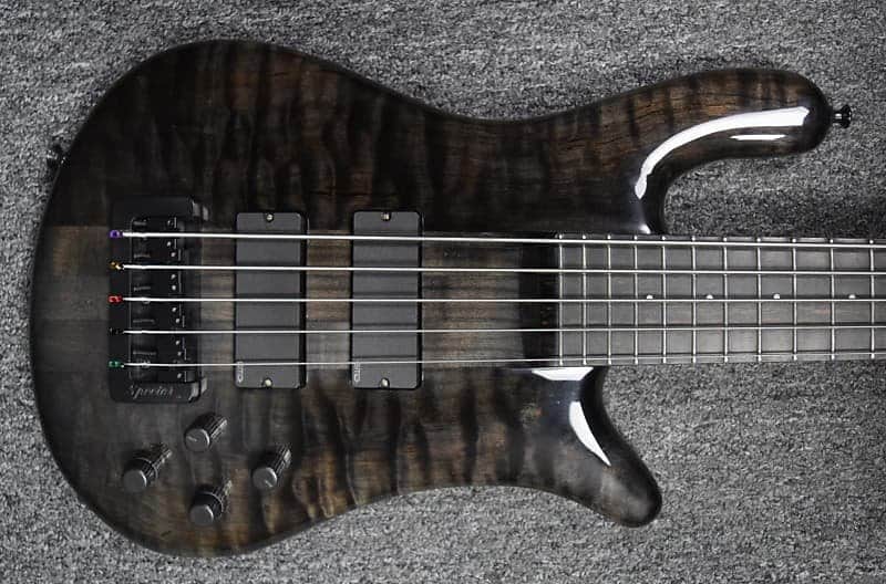 ***Spector USA NS-5XL *OWNED/Signed by BRYAN BELLER (Satriani, Vai, Etc.) Black / Ebony, In Stock! image 1