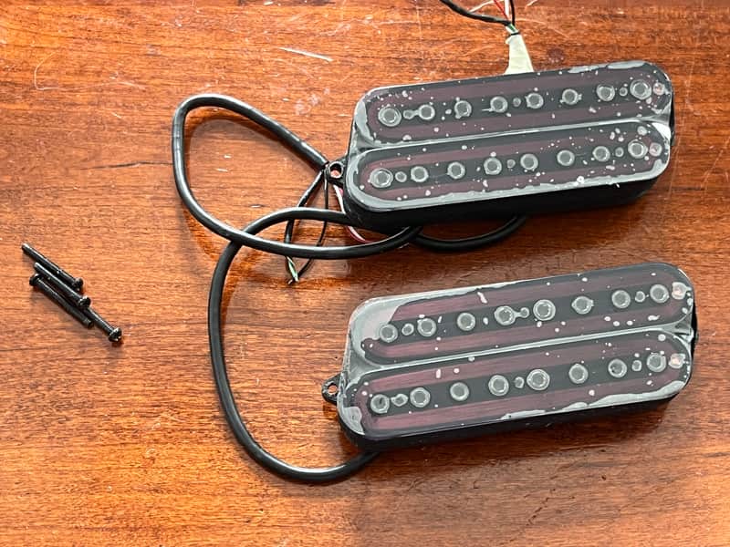 Schecter set Diamond Heretic pickups multi-scale guitar 7-string Humbucker image 1