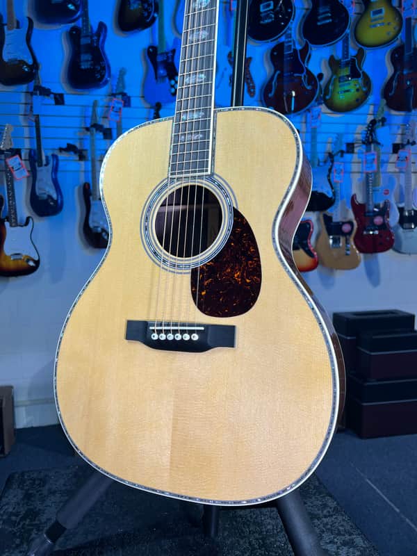 Martin OM-45 Standard Series Acoustic Guitar - Natural with Aging Toner, Get Plek'd, 339 image 1