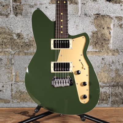 Reverend Jetstream HB with Rosewood Fretboard Army Green image 1