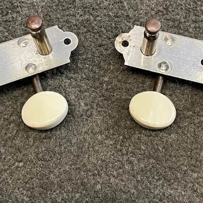 Kluson Open back 3 x 3 set strip tuners 1950’s - 1960’s - Nickel image 2
